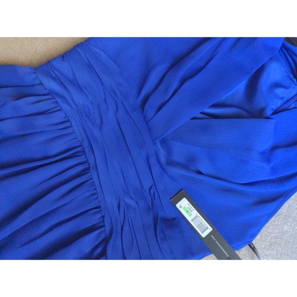 NWT Marc New York Dress Chiffon Halter Fit Flare Dress size 8 violet blue - Picture 3 of 6